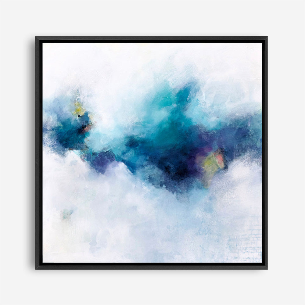 Blue Fusion 4 (Square) Canvas Print