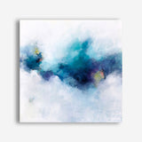 Blue Fusion 4 (Square) Canvas Print