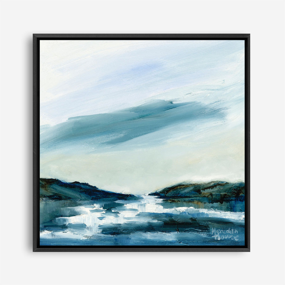 Rain Coming (Square) Canvas Print