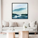 Rain Coming (Square) Canvas Print