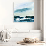 Rain Coming (Square) Canvas Print