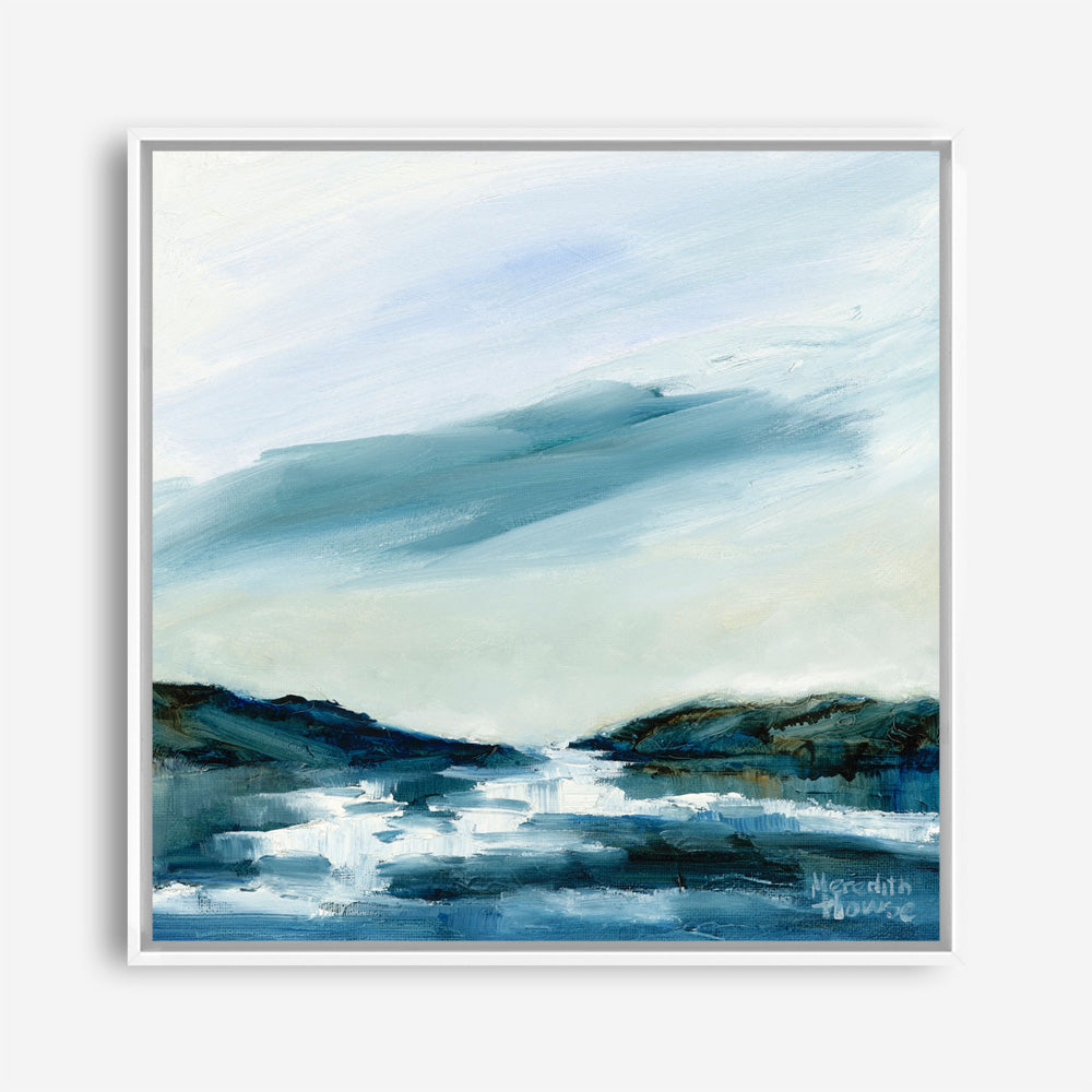 Rain Coming (Square) Canvas Print