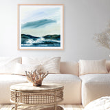 Rain Coming (Square) Art Print