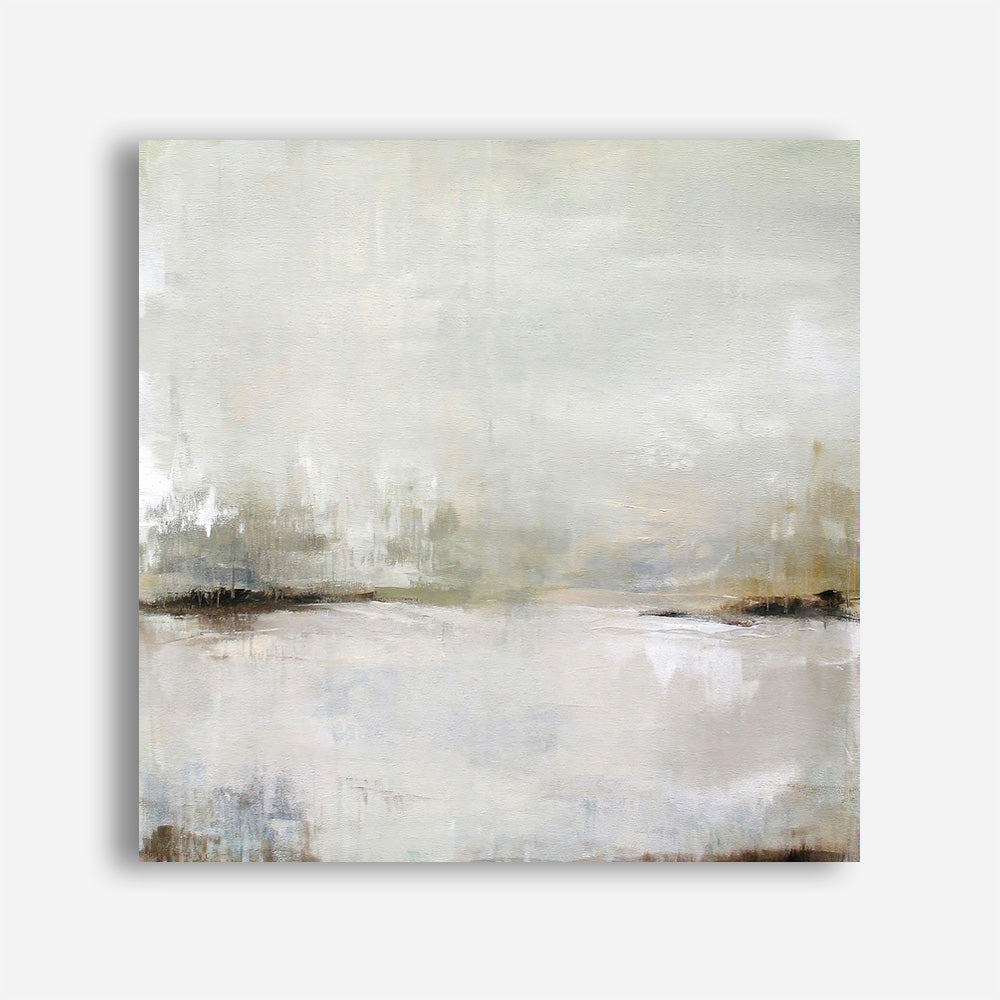 View From The Rhine (Square) Canvas Print