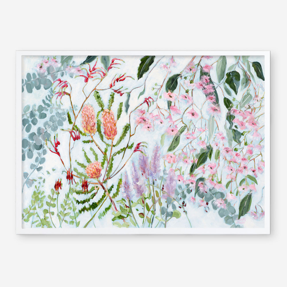 Banksias in Bloom Art Print