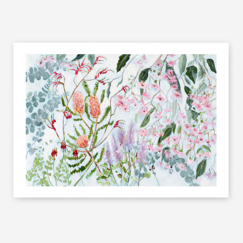 Banksias in Bloom Art Print