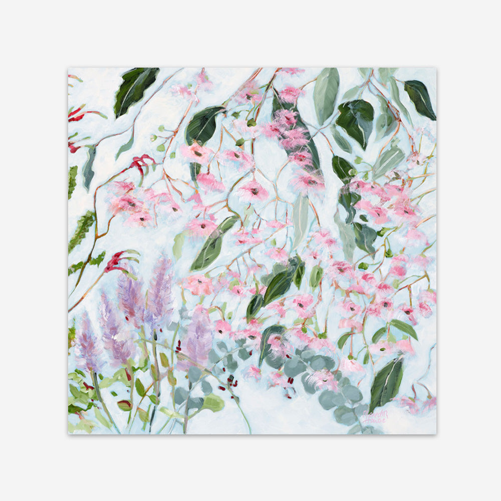 Gum Tree Blossom (Square) Art Print