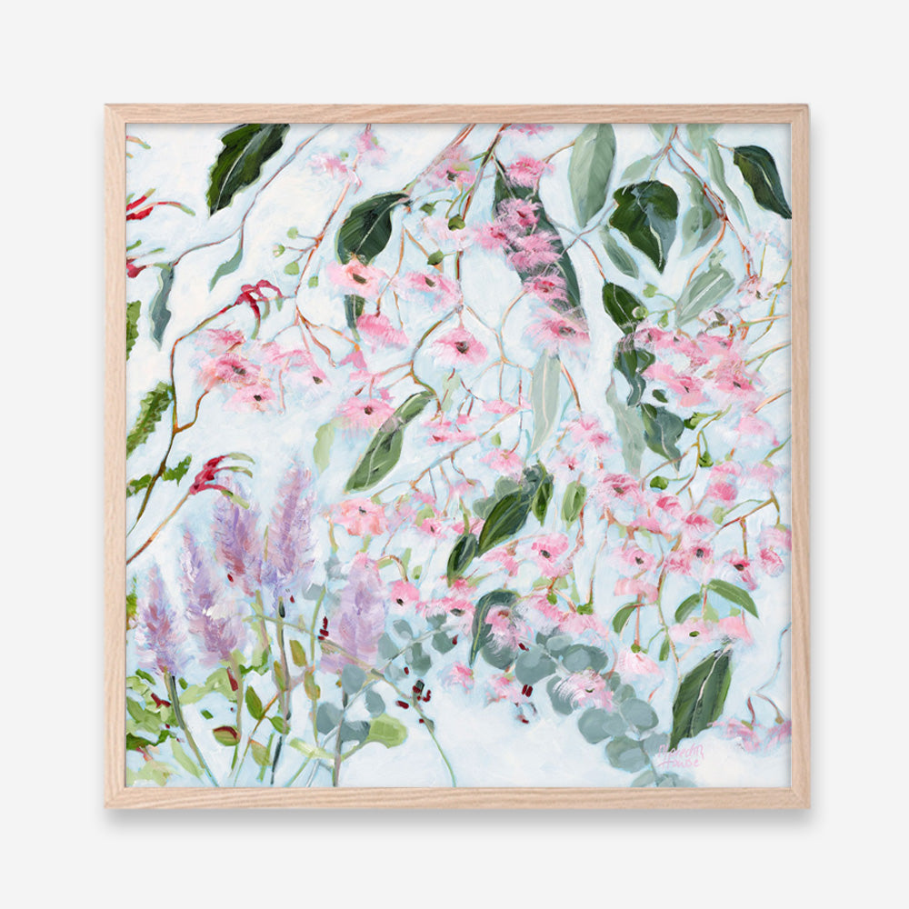Gum Tree Blossom (Square) Art Print