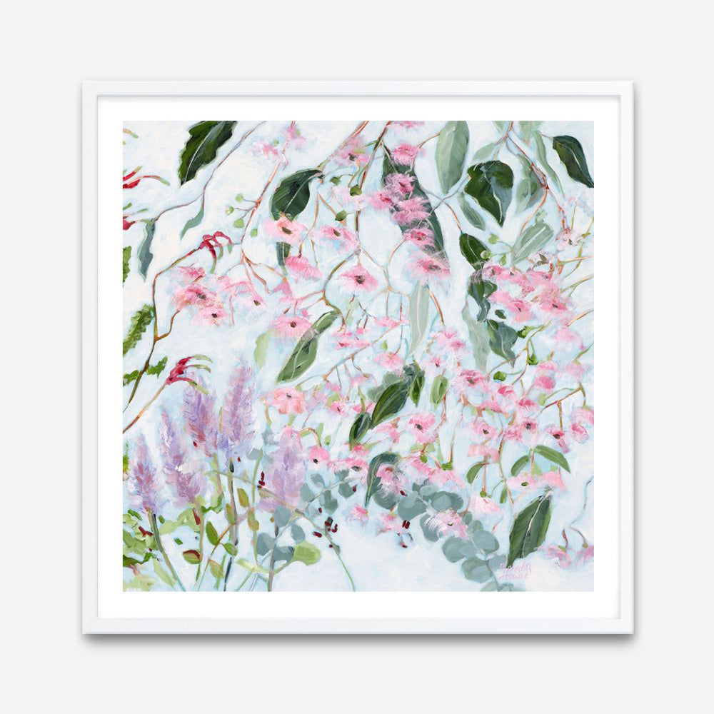 Gum Tree Blossom (Square) Art Print