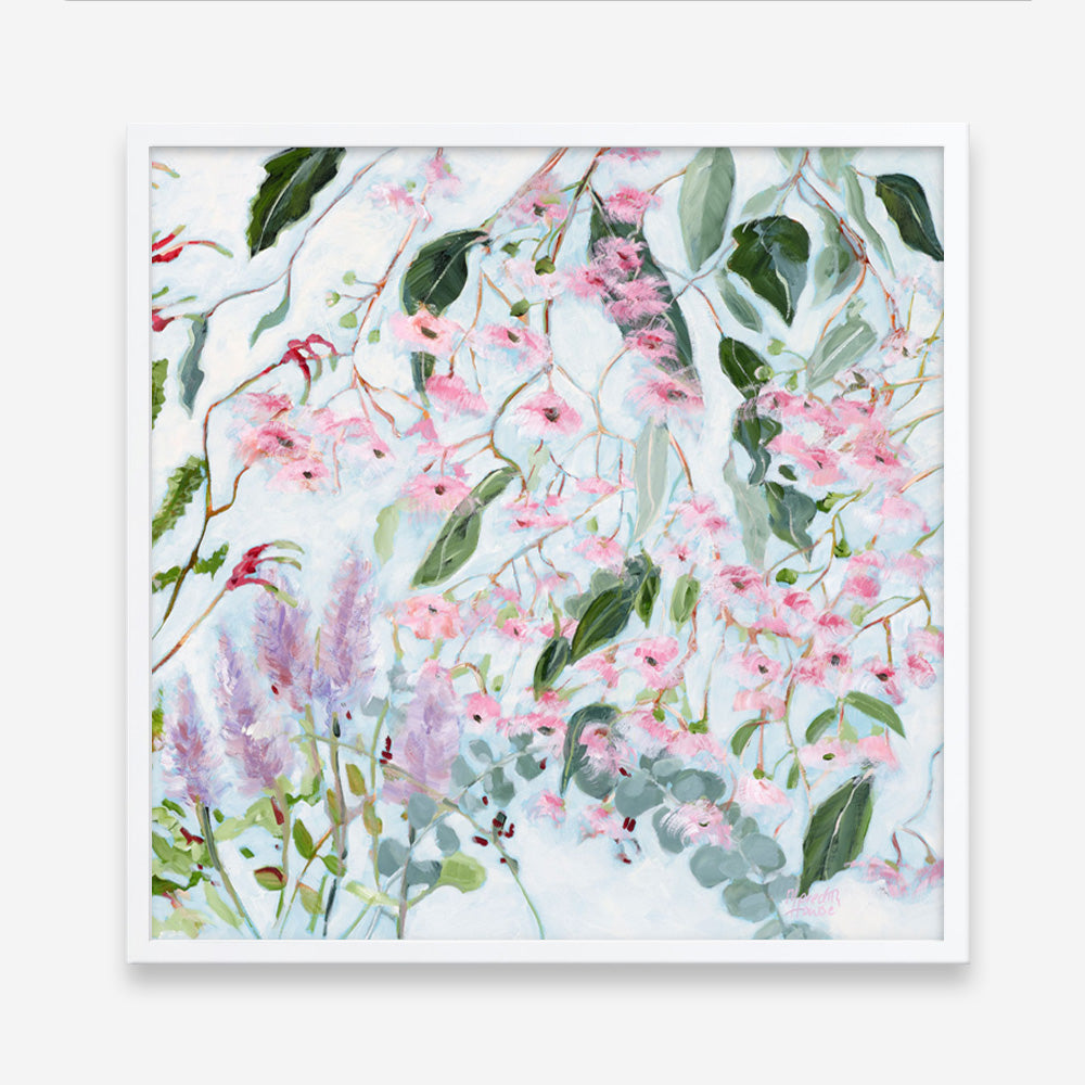 Gum Tree Blossom (Square) Art Print