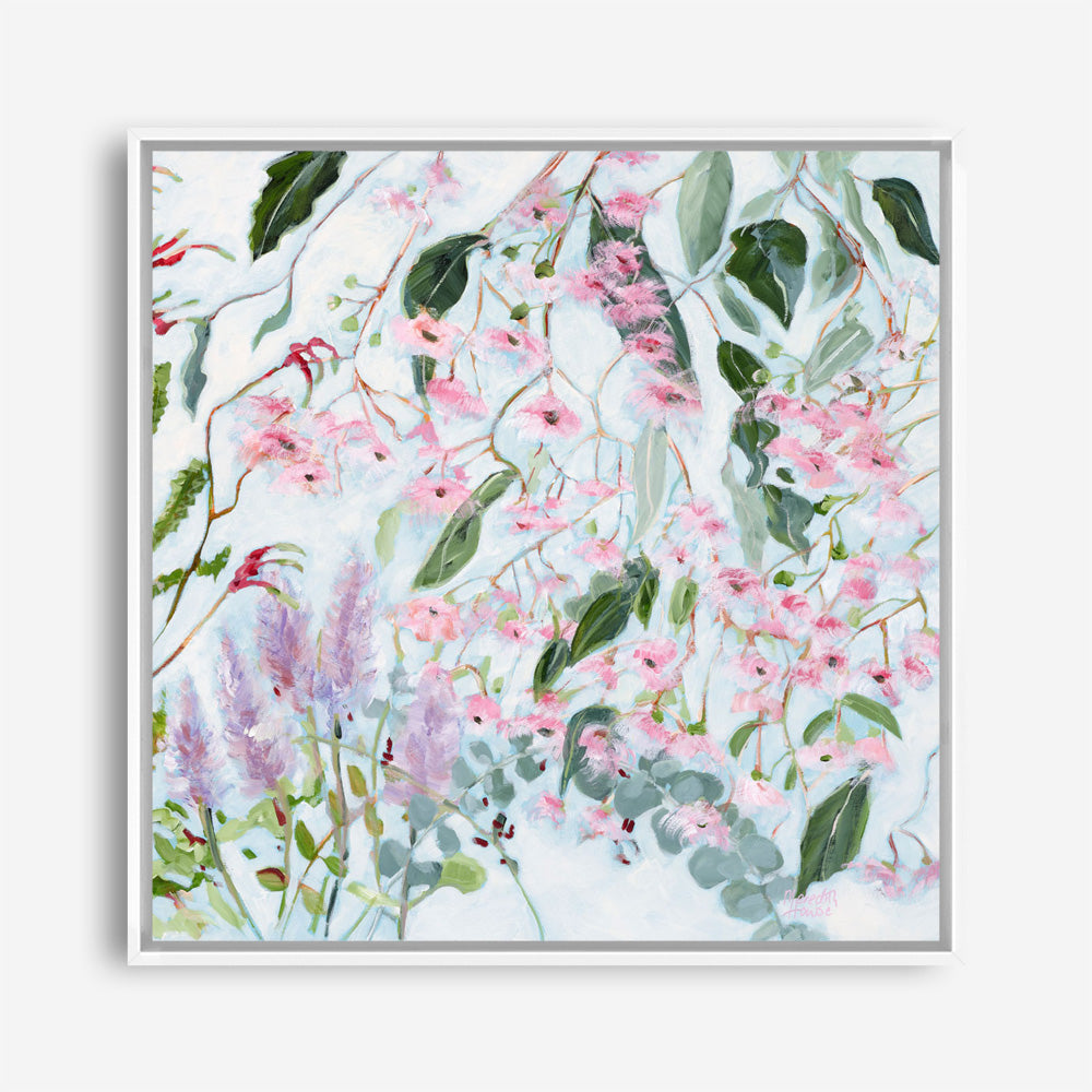 Gum Tree Blossom (Square) Canvas Print