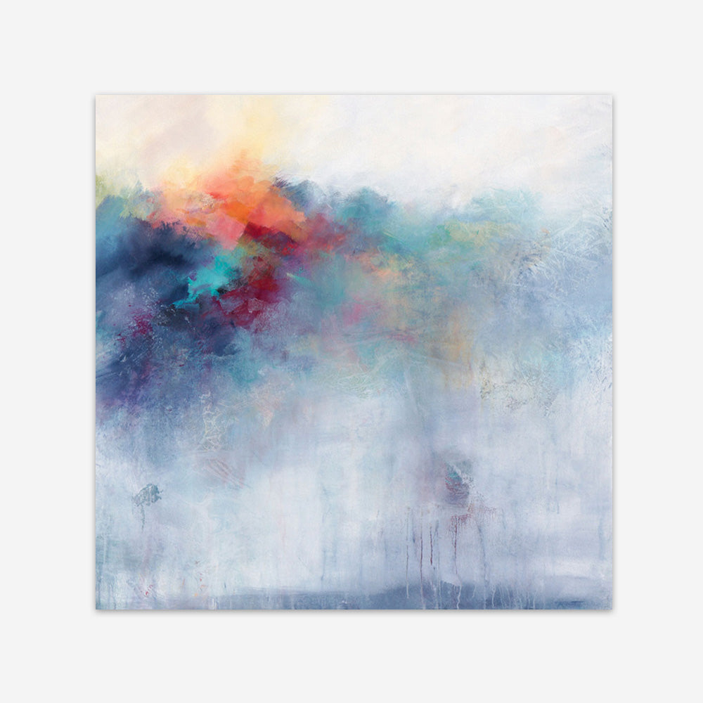 Colorful Cascade (Square) Art Print