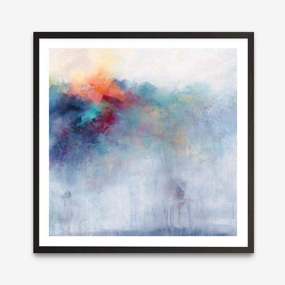 Colorful Cascade (Square) Art Print