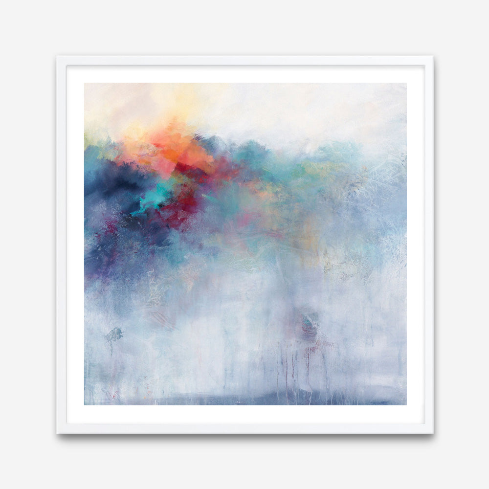 Colorful Cascade (Square) Art Print