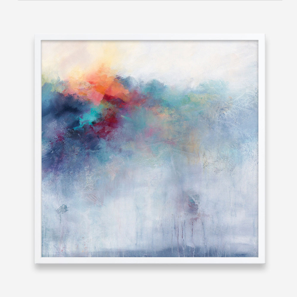 Colorful Cascade (Square) Art Print