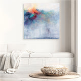 Colorful Cascade (Square) Canvas Print