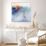 Colorful Cascade (Square) Canvas Print