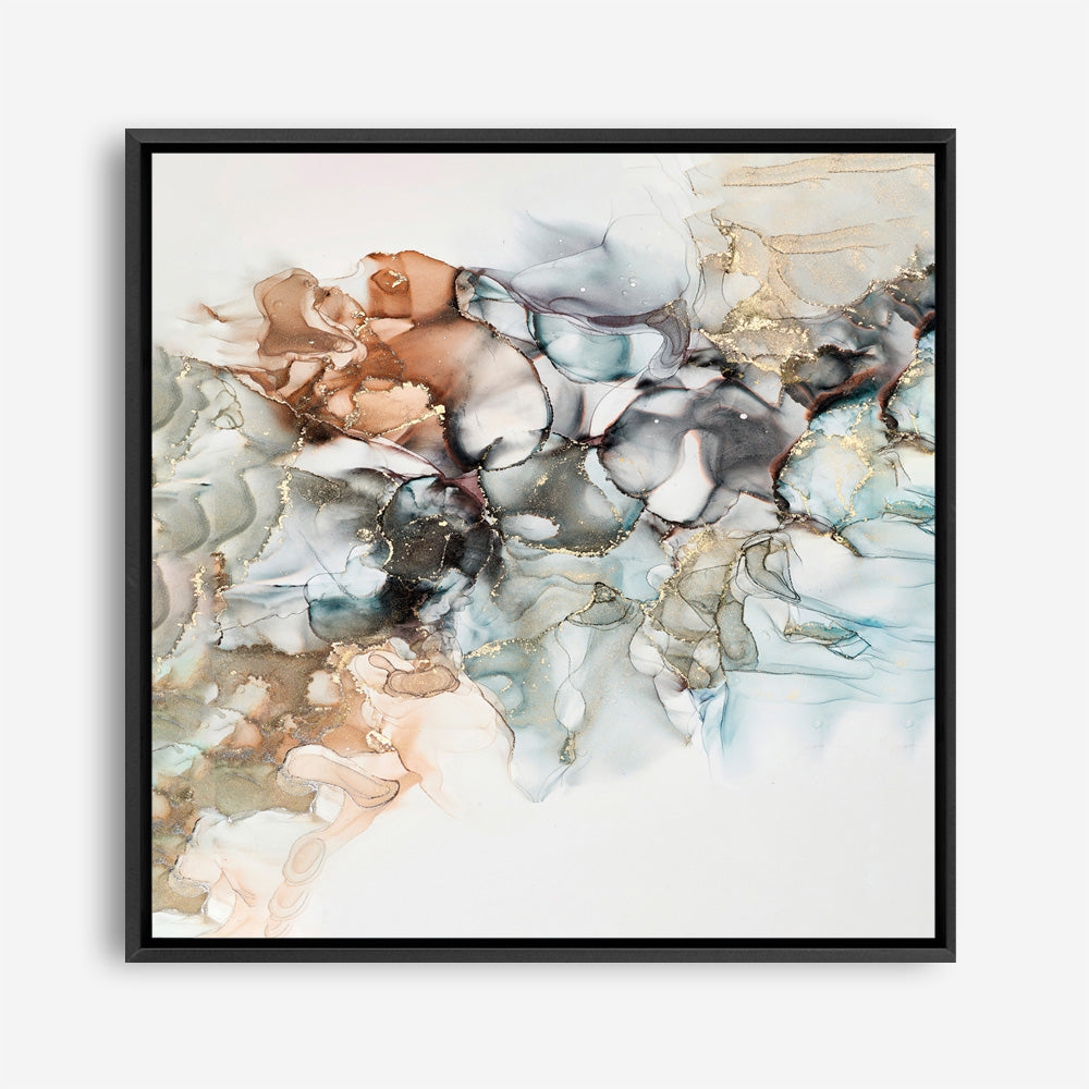 Abstract Flow II (Square) Canvas Print