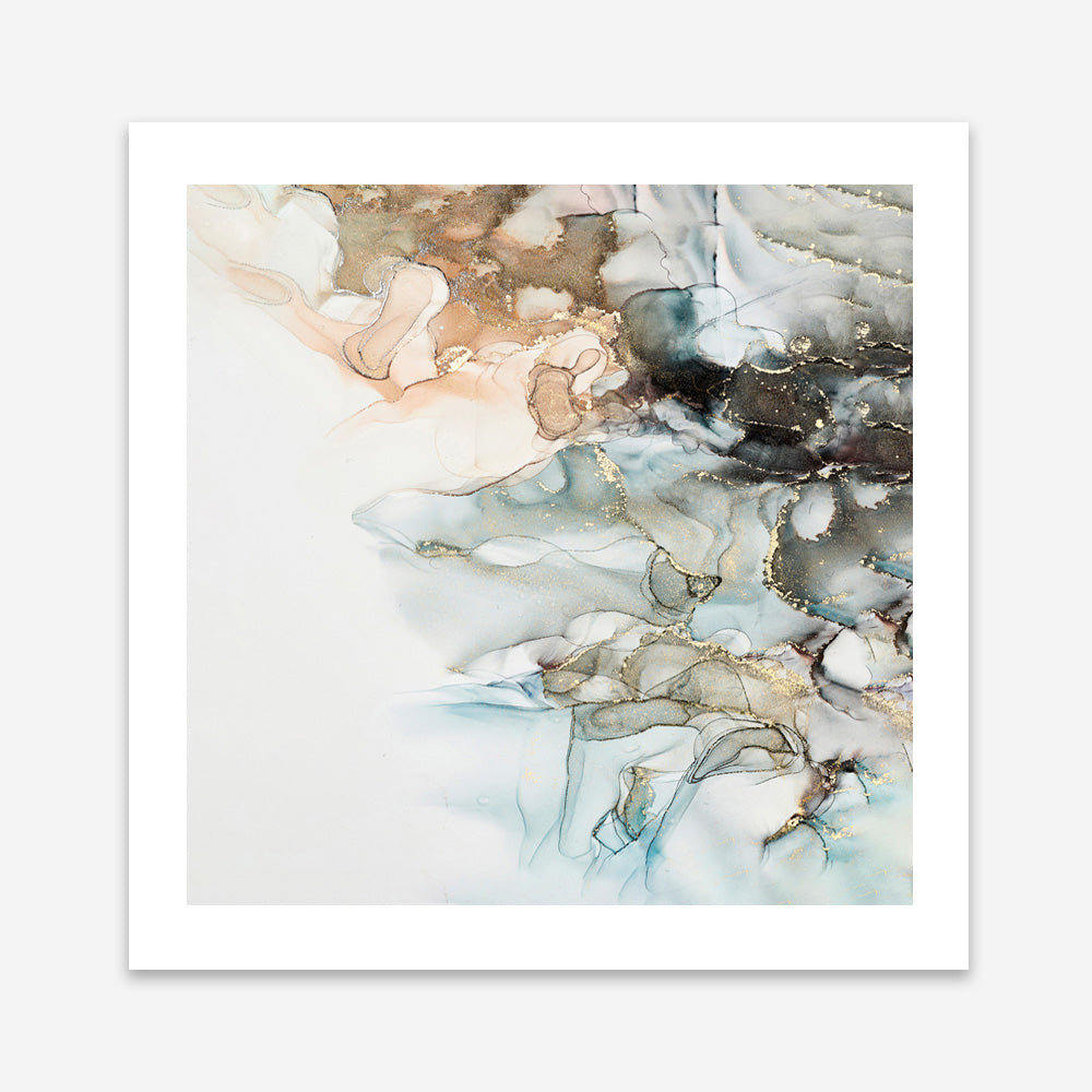Abstract Flow Ill (Square) Art Print
