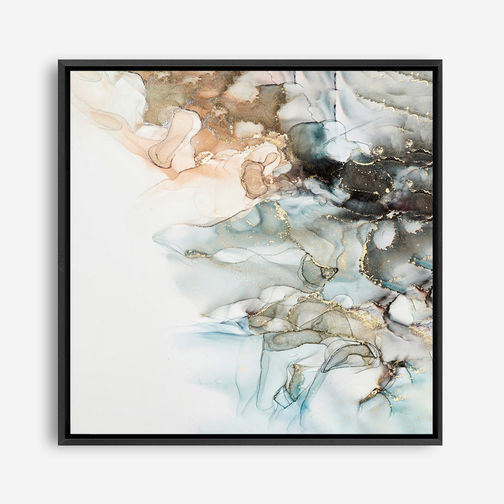 Abstract Flow Ill (Square) Canvas Print