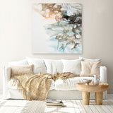 Abstract Flow Ill (Square) Canvas Print