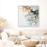 Abstract Flow Ill (Square) Canvas Print