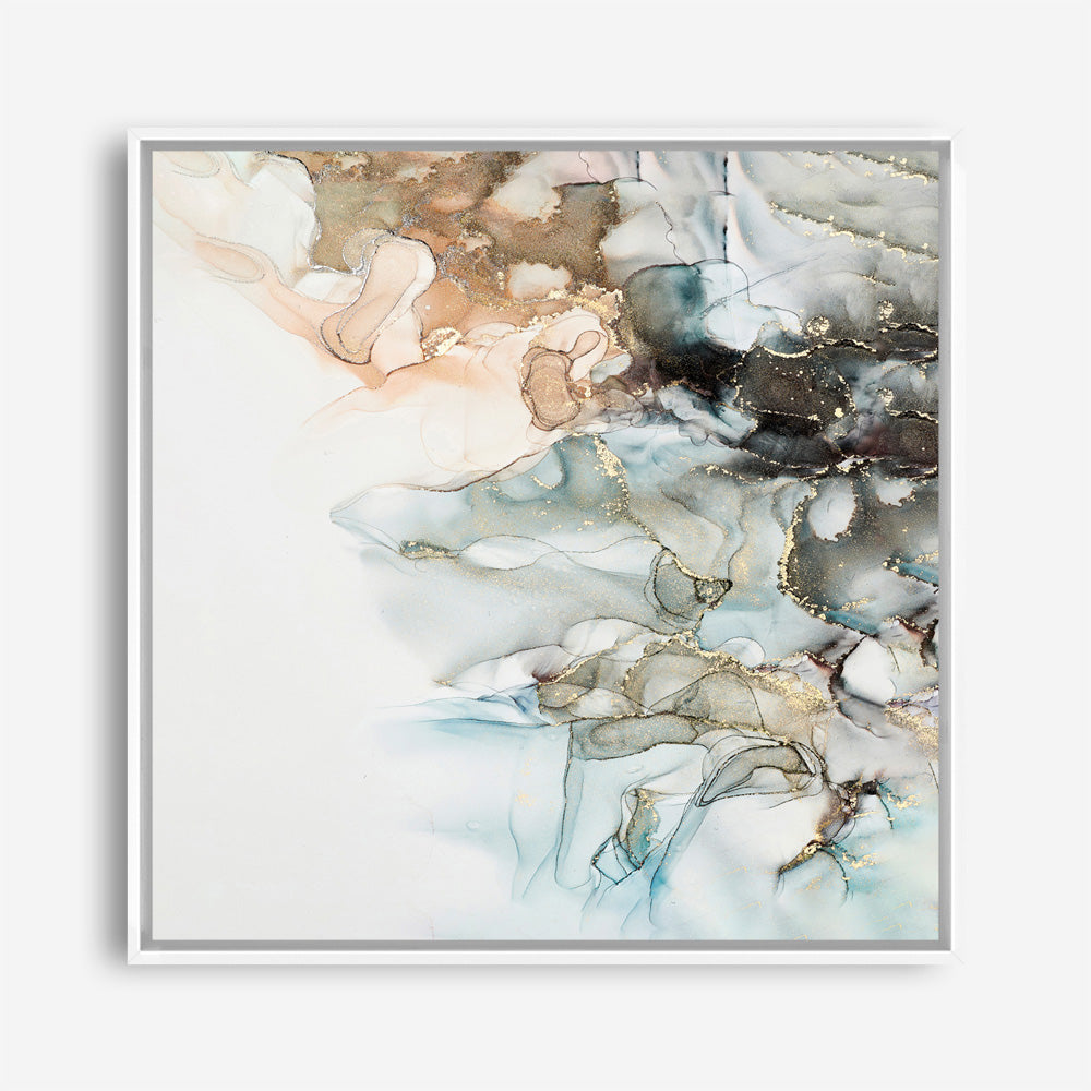 Abstract Flow Ill (Square) Canvas Print