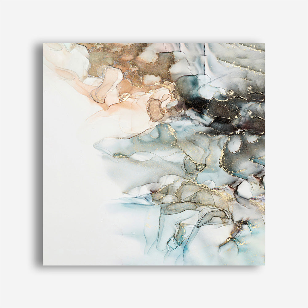 Abstract Flow Ill (Square) Canvas Print