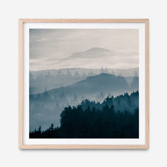 Blue Mountains I (Square) Art Print