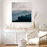 Blue Mountains | (Square) Canvas Print