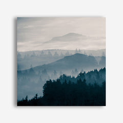 Blue Mountains I (Square) Canvas Print