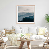 Blue Mountains | (Square) Art Print