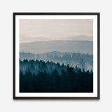 Blue Mountains I! (Square) Art Print