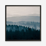 Blue Mountains I! (Square) Art Print