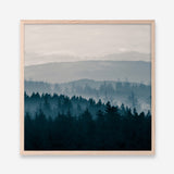 Blue Mountains I! (Square) Art Print