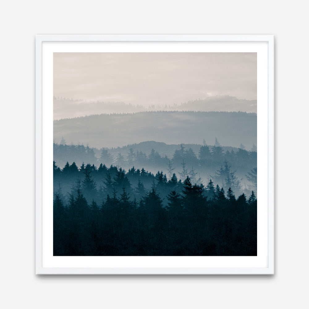 Blue Mountains I! (Square) Art Print