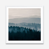 Blue Mountains I! (Square) Art Print