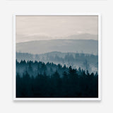Blue Mountains I! (Square) Art Print