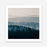 Blue Mountains I! (Square) Art Print