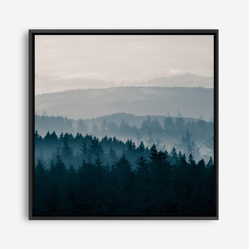 Blue Mountains I! (Square) Canvas Print