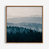 Blue Mountains I! (Square) Canvas Print