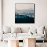 Blue Mountains I! (Square) Canvas Print