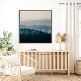 Blue Mountains I! (Square) Canvas Print