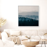 Blue Mountains I! (Square) Canvas Print