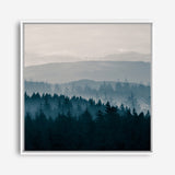 Blue Mountains I! (Square) Canvas Print
