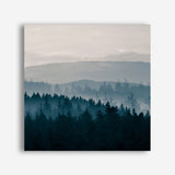 Blue Mountains I! (Square) Canvas Print