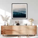 Blue Mountains I! (Square) Art Print