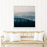 Blue Mountains I! (Square) Art Print