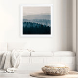 Blue Mountains I! (Square) Art Print