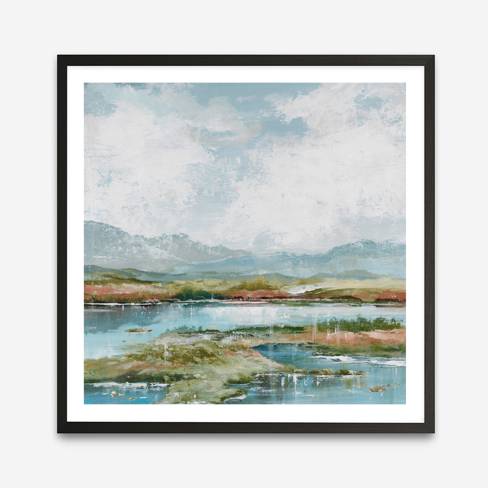 Afternoon at The Lake 1 (Square) Art Print